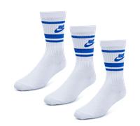 Nike Everyday Essential Crew 3 Pack Unisexe - Chaussettes, Blanc - Taille 42 - 46 White 42 - 46
