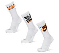 Nike Everyday Essential Crew 3 Pack Unisexe - Chaussettes, Blanc - Taille 42 - 46 White 42 - 46