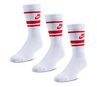 Nike Everyday Essential Crew 3 Pack Unisexe - Chaussettes, Blanc - Taille 46 - 50 White 46 - 50