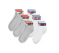 NIKE Everyday Essential DX5080 Lot de 6 paires de chaussettes de sport unisexe, 1 x gris/1 x blanc, 40-44