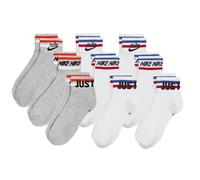 Nike Everyday Essential DX5080 Lot de 9 paires de chaussettes unisexes, 2 x blanc/1 x gris, 34-38