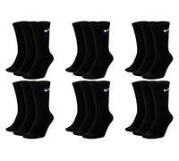 Nike Everyday Lightweight Crew SX7676 Lot de 9 paires de chaussettes de tennis Blanc/noir/gris, Noir , 42-46
