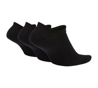 Chaussettes x3 nike everyday lightweight no show noir unisex