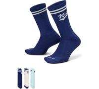 Nike Everyday Plus Crew Lot de 3 paires de chaussettes multicolores HJ9336-902 Taille L