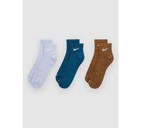 Nike Everyday Plus Cush Ankle 3P Socks à motifs M