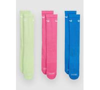 Nike Everyday Plus Cush Crew 3P Socks à motifs S