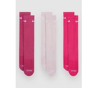 Nike Everyday Plus Cush Crew 3P Socks à motifs XL