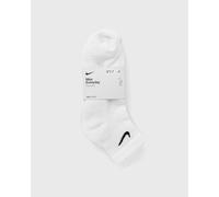 Nike Everyday Cush Ankle Chaussettes De Sport Pack De 3-Blanc,Noir, Taille 38-42