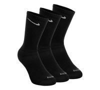 Nike Everyday Plus Cushioned Chaussettes de tennis Pack de 3 Unisex - noir 34-38
