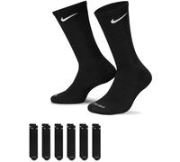 Nike Everyday Plus Cushioned Training Crew Socks (6 Pairs) Chaussettes M Noir