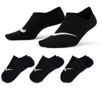 Nike Everyday Plus Lightweight Training Socks Ladies Noir/Blanc L 8-11 Female
