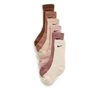 Nike Everyday Plus Sx6897-904 Lot de 6 paires de chaussettes d'entraînement rembourrées Multicolore Taille S