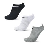 Nike Everyday Sock 3 Pack Unisexe - Chaussettes, Blanc - Taille 38 - 42 White