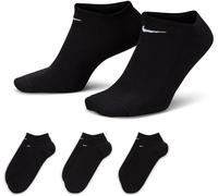 Nike 3 Pack No Show Socks Mens Noir/Blanc 11-14,5 XL Male