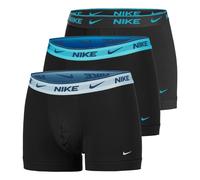 Nike Everyday Stretch Trunk Caleçon Pack de 3 Hommes - noir, bleu, Taille S