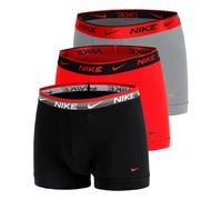 Nike Everyday Stretch Trunk Caleçon Pack de 3 Hommes - noir, rouge, Taille L