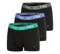 Nike Everyday Stretch Trunk Caleçon Pack de 3 Hommes - noir, vert, Taille S