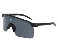 Nike Expedition Shield IU4705 Lunettes de soleil de sport, pour course à pied, cyclisme, performance en extérieur, noir mat/gris, taille unique