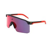 Nike Expedition Shield IU4705 Lunettes de soleil pour homme Matte Dark Smoke Grey/Red Mirror One Size