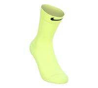Nike Fast Midweight Crew Chaussettes De Running-Jaune,Noir, Taille 34-38