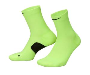 Nike Fast Midweight Mid Crew Chaussettes mi-mollet 34-38 Vert