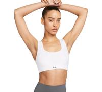 Nike FB4066-100 W NK ALATE All U Rib Bra Sports Bra Femme White/White/Black Taille XS