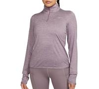 Nike FB4316-536 W NK Swift ELMNT DF UV HZ Top Sweatshirt Femme Violet Dust/Pewter/HTR/Reflective S Taille XL