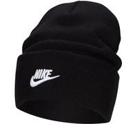 Nike FB6528-010 U NK Peak Beanie TC FUT L Hat Unisex Adult Black/White Taille 1SIZE