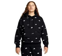 Nike FB7434-010 M NK Club+ BB PO Hoodie AOP Sweatshirt Homme Black/White Taille XL