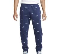 Nike FB7437-410 M NK Club+ BB JGGR AOP Pants Homme Midnight Navy/Ashen Slate Taille L