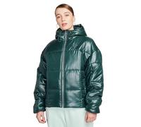 NIKE FB8769-328 W NSW PE SHINE PUFFER Jacket Femme Deep Jungle/Deep Jungle Taille XL