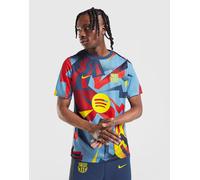 Haut de foot d'avant-match Nike Dri-FIT FC Barcelona Academy Pro 4e tenue pour homme University Blue/University Blue/Gym Blue/Opti Yellow L