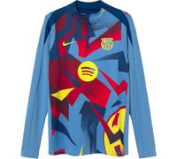 Nike FC Barcelona Pre-Match Strike Drill Top Femme Bleu/Jaune L
