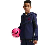 Nike FC Barcelona Tech Fleece Veste à capuche Jr Bleu Marine 122-128