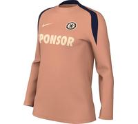 Nike FC Chelsea Strike Special Edition Dri-Fit Haut Dri-Fit, avec col Rond, en Tricot (Femme), Abricot/Obsidian/Guava glacée, HJ2179-845, XS