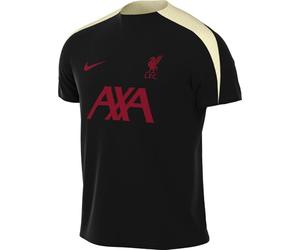 Nike FC Liverpool Strike Special Edition Dri-Fit HJ3388-013, Haut de Football à Manches Courtes, en Tricot (Homme), Noir/Lait de Noix de Coco, Rouge Gym, Taille 2XL