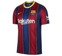 Nike FCB M NK BRT Stad JSY SS HM T-Shirt Homme Deep Royal Blue/(Varsity Maize) (Full Sponsor) FR: M (Taille Fabricant: M)