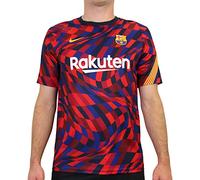 Nike FCB M NK BRT Top SS PM T-Shirt Homme University Red/University Red/Amarillo/(Amarillo) (Full Sponsor-Hme) FR: M (Taille Fabricant: M)