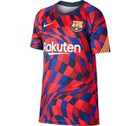 Nike FCB Y NK Dry Top SS PM T-Shirt Enfant University Red/University Red/Amarillo/(Amarillo) (Full Sponsor-Hme) FR: S (Taille Fabricant: S)