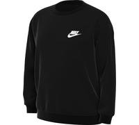 Nike FD2924-010 G NSW Club FLC OVRSZD Crew LBR Sweatshirt Girl's Black/White Taille S+