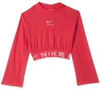 Nike FD2966-648 G NSW AIR LS Top Mixed MTRL Sweatshirt Girl's LT Fusion Red/Med Soft Pink Taille XL