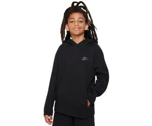 Nike FD3291-010 B NSW Tech FLC PO Hoodie Sweatshirt Boy's Black/Black Taille M