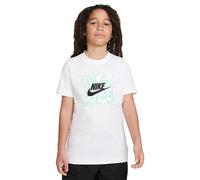 NIKE FD3929-100 K NSW Tee Club SESONAL HBR GFX T-Shirt Unisex White Taille S