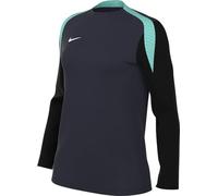 NIKE FD7567-454 W NK DF STRK24 Crew Top K Sweatshirt Femme Obsidian/Hyper Turq/Black/White Taille S