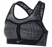 Nike_FE/NOM Flyknit Soutien-Gorge, Femme, Noir/Blanc, S