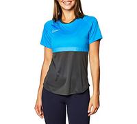 Nike Femme Academy Pro Top pour Femme T shirt, Anthracite/Bleu Photo/Bleu Photo/Blanc, S EU