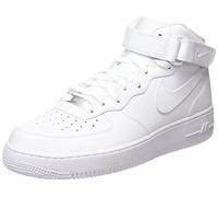 NIKE Femme Air Force 1 '07 Mid Sneaker, Blanc, 37.5 EU