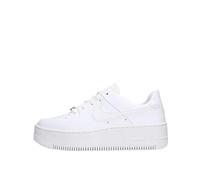 Nike Femme Air Force 1 Sage Low Chaussures de Basketball, Blanc White White White 100, 37.5 EU