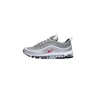 NIKE Femme Air Max 97 Sneaker, Argent métallique/université Rouge-Blanc-Noir, 38 EU