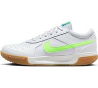 Nike Femme Court Air Zoom Lite 3 Basket, White Lime Blast Teal Nebula, 35.5 EU